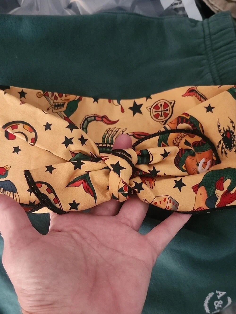 Yellow Knot Headband